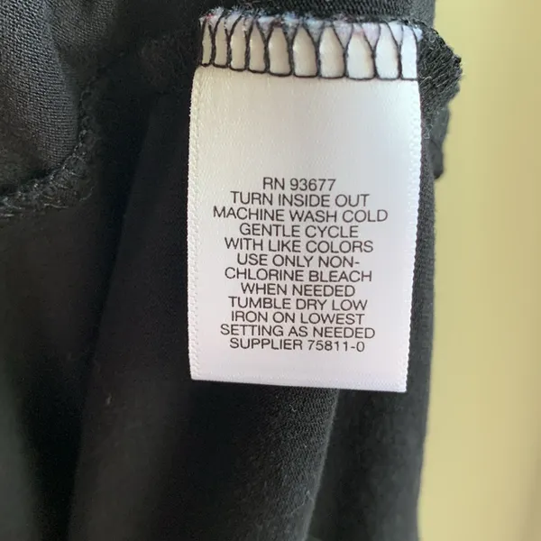 Liz Claiborne Soft Jersey Stretch Mid Rise Maxi Skirt (Sz XL) Black - Image 8