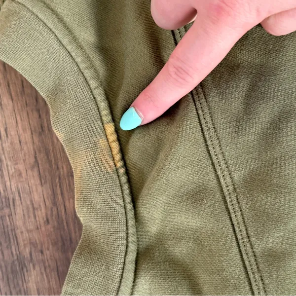 Lululemon Perfectly Oversized Crewneck in Bronze Green- Size Small - Image 6