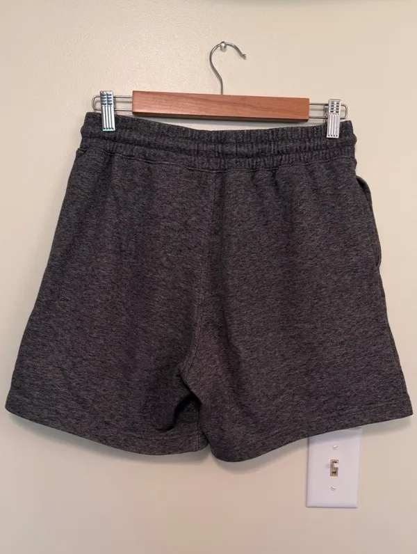 H&M charcoal high waisted drawstrings lounge shorts - Image 2