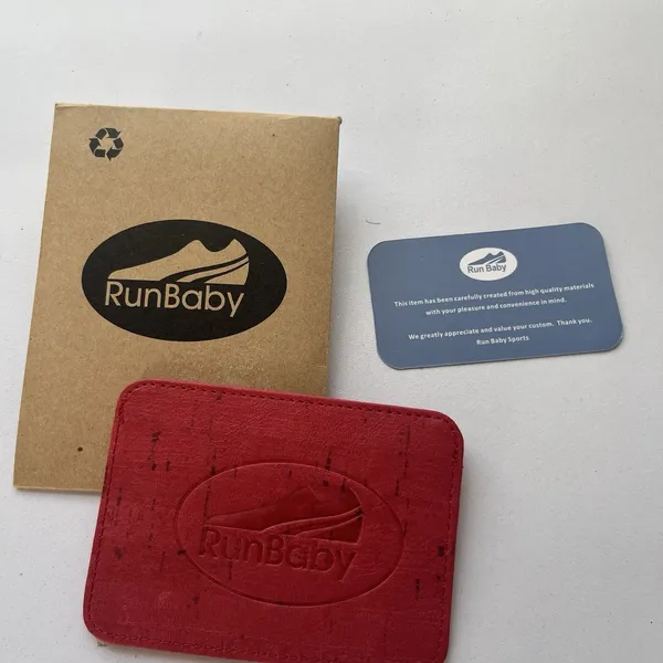 New Run Baby Ultra Thin Sport Wallet in Red - Image 6