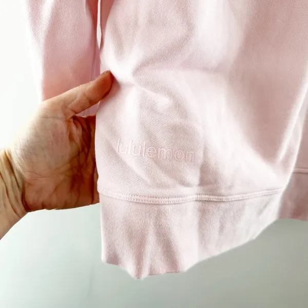 Lululemon Perfectly Oversized Crew Crewneck Sweatshirt Strawberry Milkshake S - Image 2