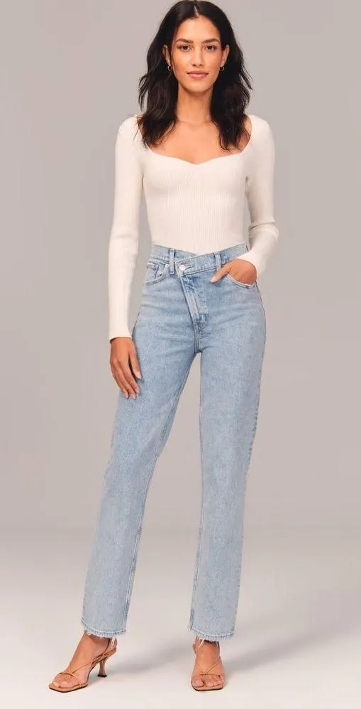 Abercrombie 90s Straight High-Rise jeans - Image 2