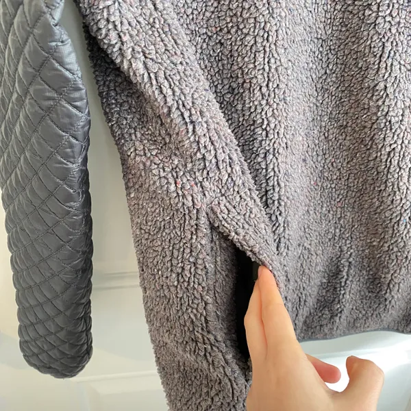 Patagonia mixed media snap-T quilted pullover - Image 4