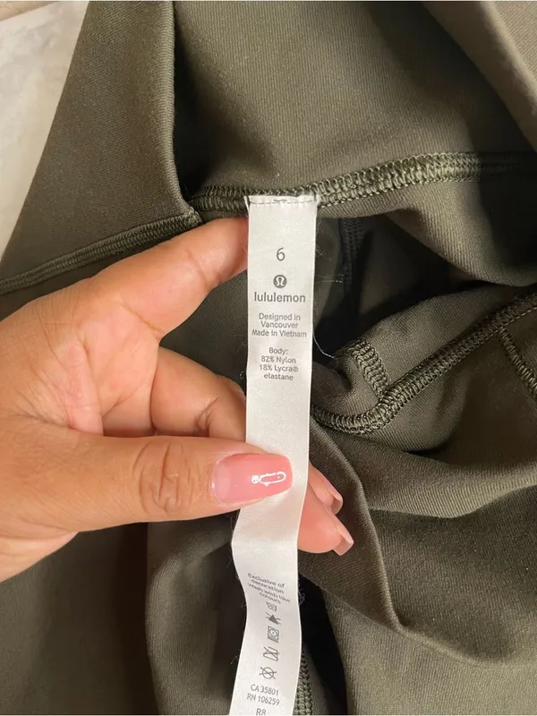 lululemon Align™ High-Rise Pant Army Green. Size 6 - Image 7