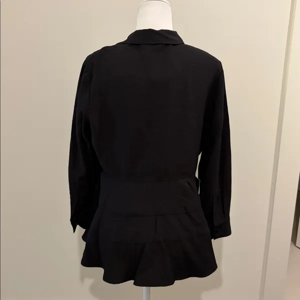 New With Tags Tuckernuck Pomander Place Black Aspen Blouse Sz M - Image 8