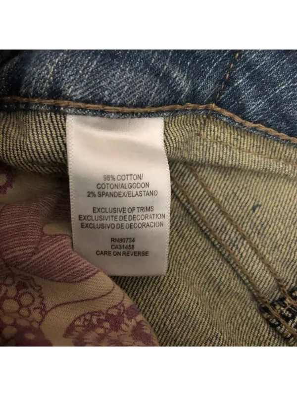 BCBGeneration Womens Distressed Flare Jeans Size 27 Medium Wash Stretch Denim - Image 5
