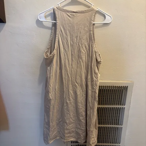 Sleeveless Beige Women's Dress - Image 2