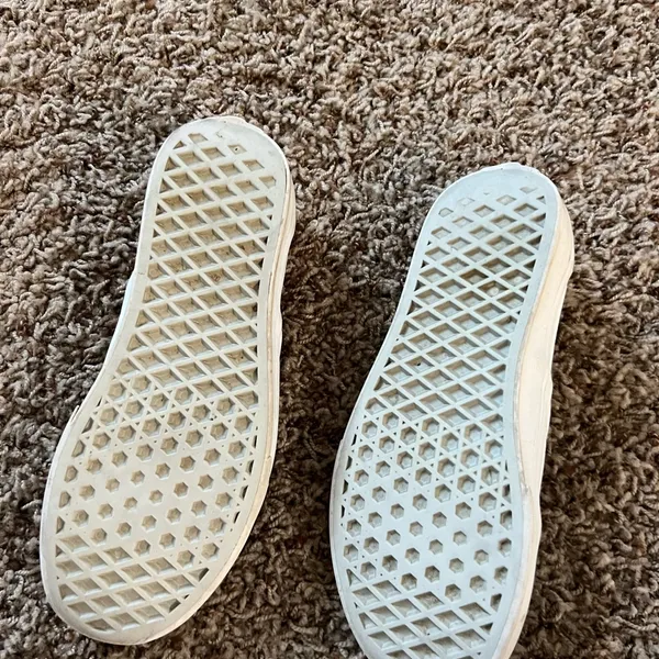 Vans White Slip-On Shoes - Image 3