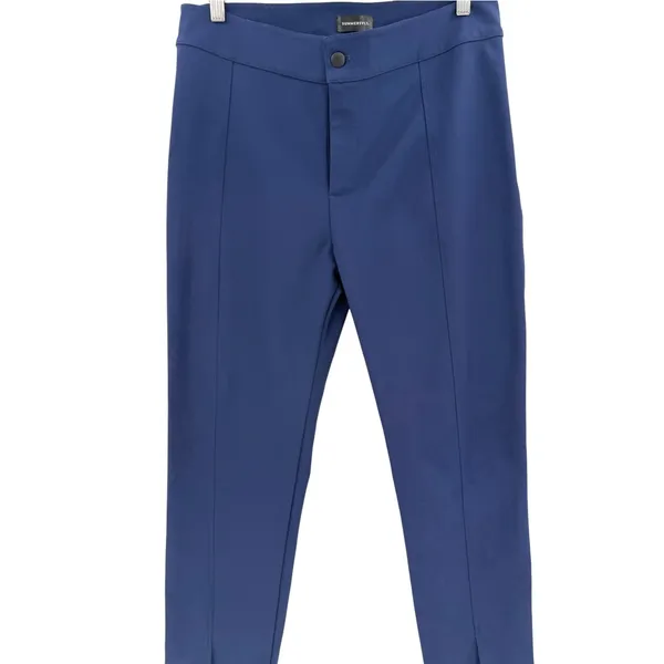 Summersalt Multitasking Slit Front Ankle Pants Deep Sea Navy Blue Size 8 - Image 4