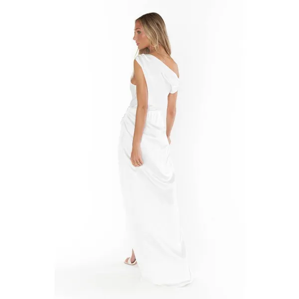 Show Me Your Mumu Jodie Bridal Dress in Ivory Luxe Satin S NWT - Image 8