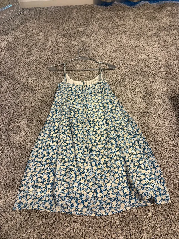 Lulus Blue Floral Dress - Image 2