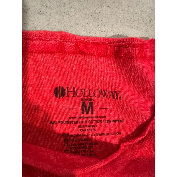 Holloway Juniors Wisconsin Badgers Go‎ Bucky Pocket Long Sleeve Shirt Red Size M - Image 7