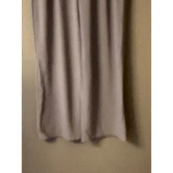 Halara Women Light Grey Wide Leg‎ Palazzo Pants Elastic Waist Pockets Size XS - Image 4
