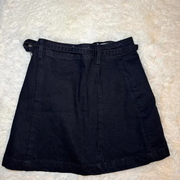 NWT Reformation‎ Size 23 Tatina Belted Denim Skirt - Image 4