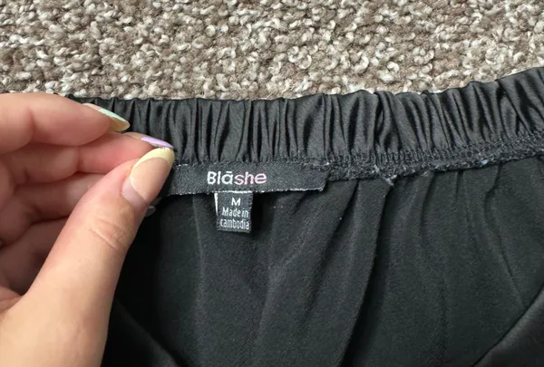 Silk Skirt Black Size M - Image 2