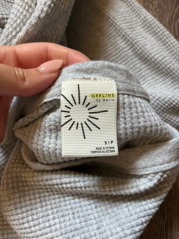 Aerie Waffle Knit Long Sleeve OFFLINE - Image 2