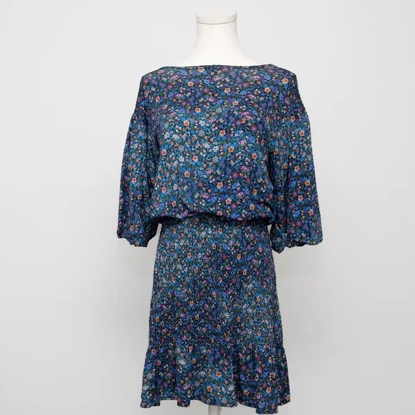SANDRO - Spinelle Floral Print Cutout Back Dress‎ - Image 2