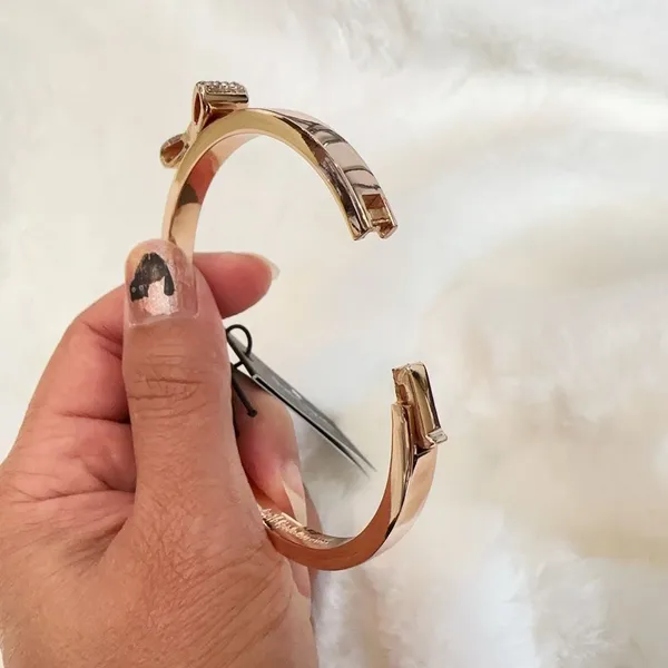 Coach NWT Kate Spade Ready‎ Set Bow Pave Bow Bangle - Image 6