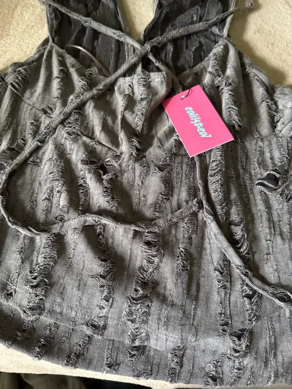 Edikted Mini Dress Open Back - Image 2