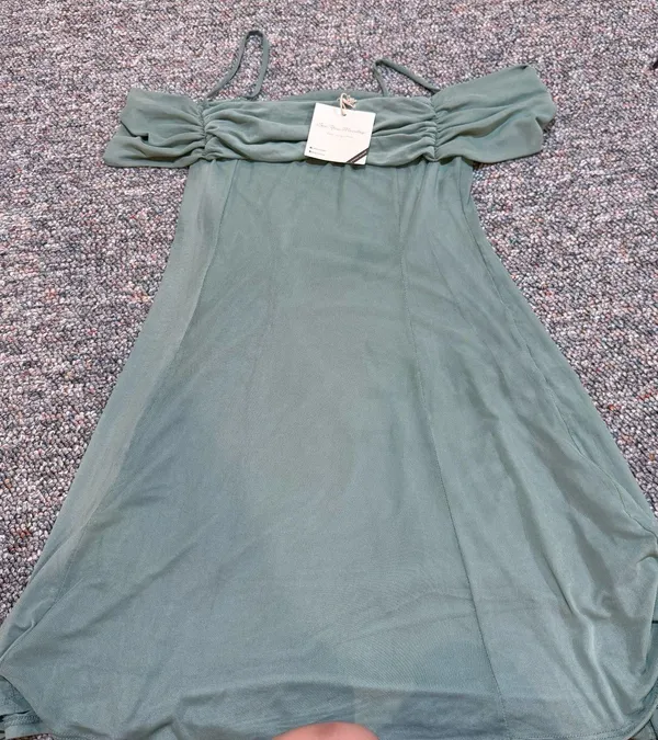 See You Monday Sage Green Dress - Image 3