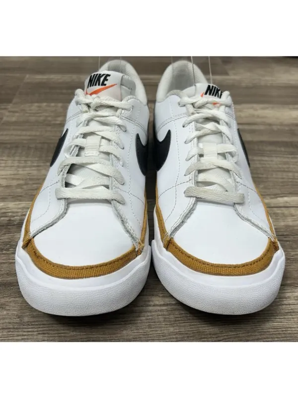 Nike Court Legacy GS Shoes 5Y /womens 6.5 White Desert Ochre Sneakers DA5380-102 - Image 2