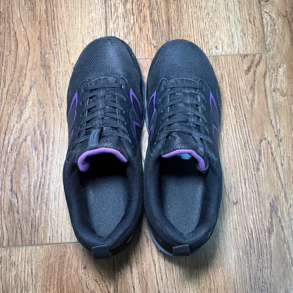 New Balance 412 v1 Evolve Alloy Toe Runner Work Shoes Womens 8.5 Black Purple - Image 5