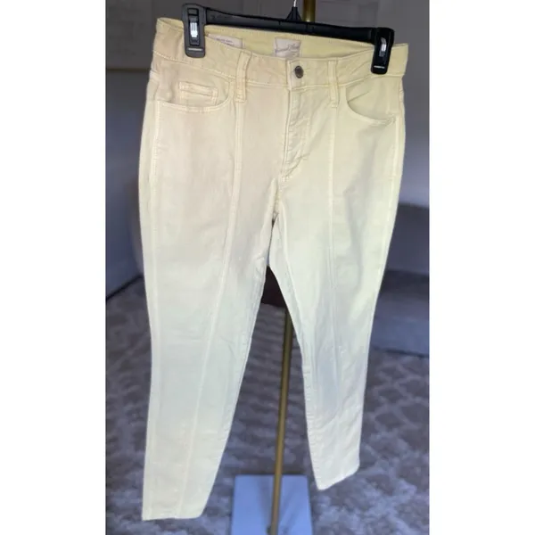 Universal Thread Yellow Denim Jeans High Rise Skinny Jeans Beach Butter Academia - Image 2