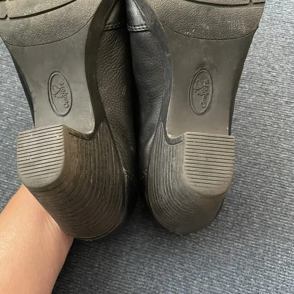I Love Comfort Shoes Women’s Size 9 Slip On‎ Black Leather Non-Slip Work Office - Image 7