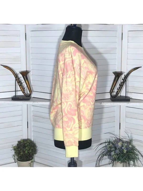 Oversized sweatshirt swirl floral cotton boho hippie festival whimsycal fairy - Image 4