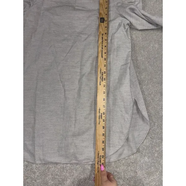 club monaco sophiya top chemise heather‎ gray size 6 - Image 10