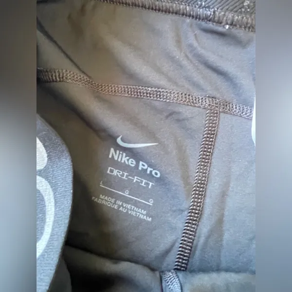 Nike Pro Women's Dark Gray Athletic Shorts - Image 7