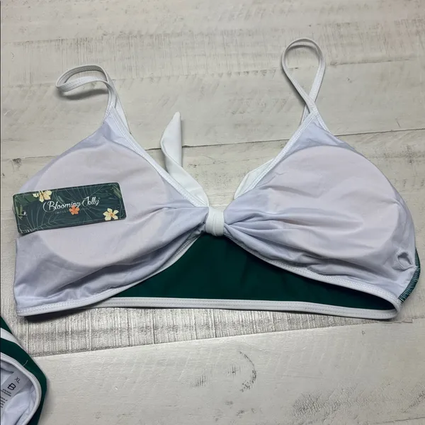 Blooming jelly Women's High Waisted Tie Knot Bikini Set - Image 8