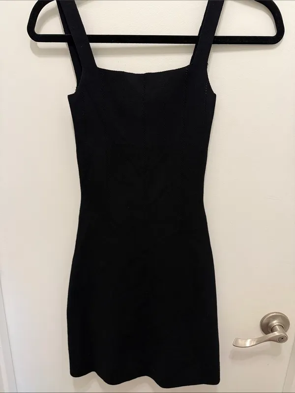 Sézane Judith Black Dress - Image 2