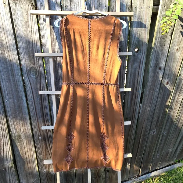 La Bellum by Hillary Scott FAUX SUEDE Vest S - Image 9