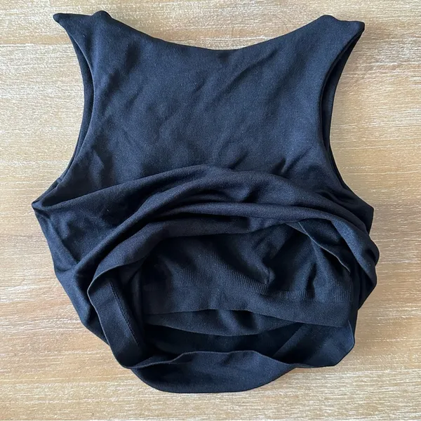 Free People Intimately Black Crop Tank - Image 5