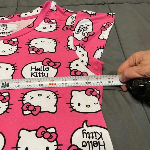 Hello Kitty Pink and White Sleepwear Top Only - Image 4