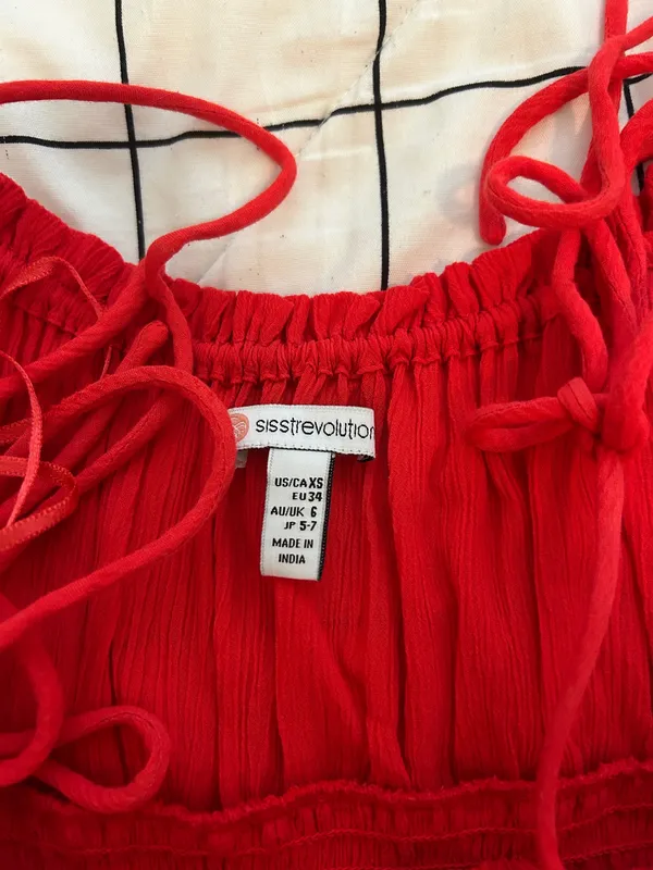 Sisster Revolution red dress Size XS - Image 2