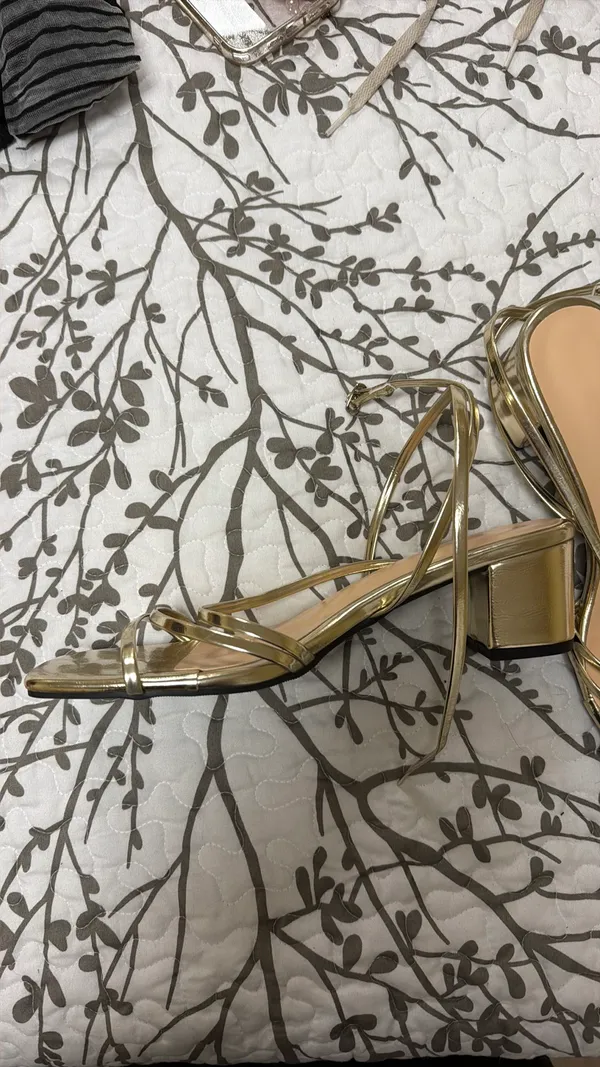 Gold Shoes Size 8.5 - Image 3