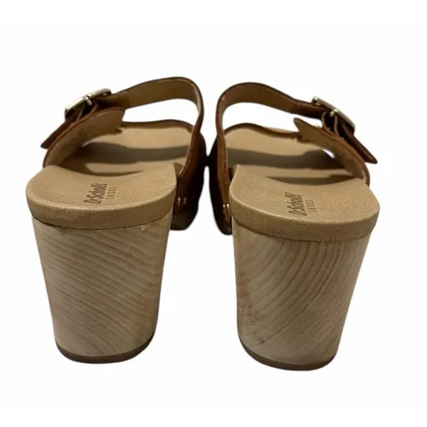 Dr.‎ Scholl's Original Vibe Clogs Suede Leather Honey Women's Size 9M - Image 4