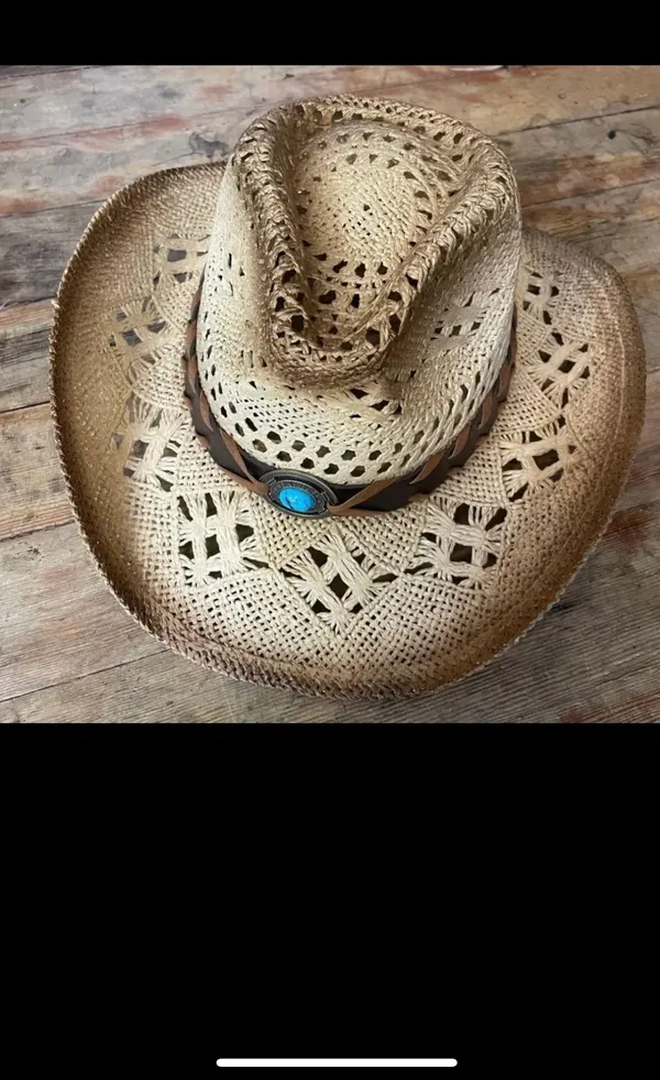 Coastal Turquoise Cowboy Hat Blue - Image 5