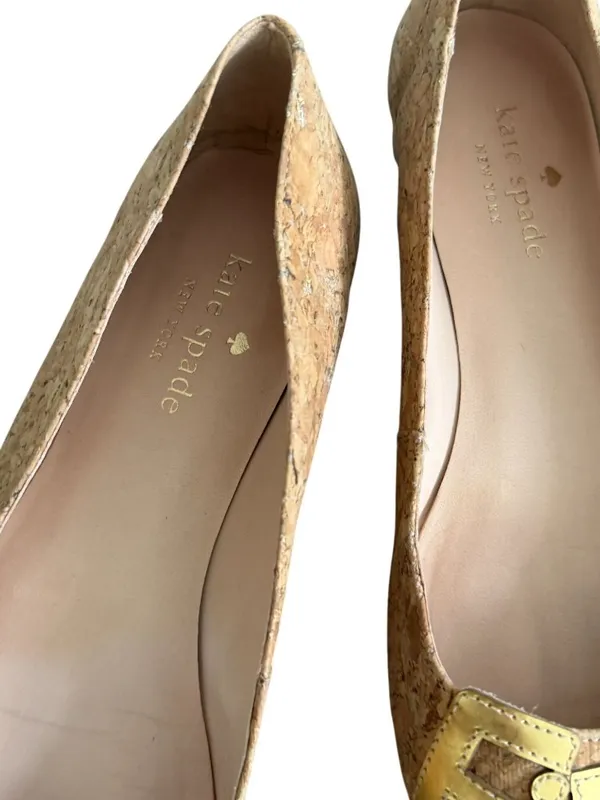 KATE SPADE Pop Fizz Cork Ballet Flats Size US 5.5 - Image 6