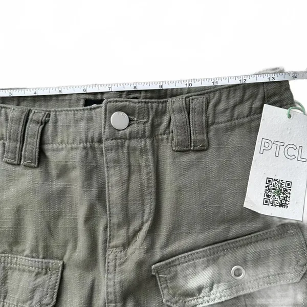 PTCL Cargo Pocket Mini Skort NWT Olive Green Size 26 - Image 4