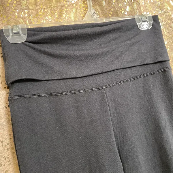 OFFLINE Black OG Foldover High Waisted Super Flare Leggings, S NWOT - Image 3