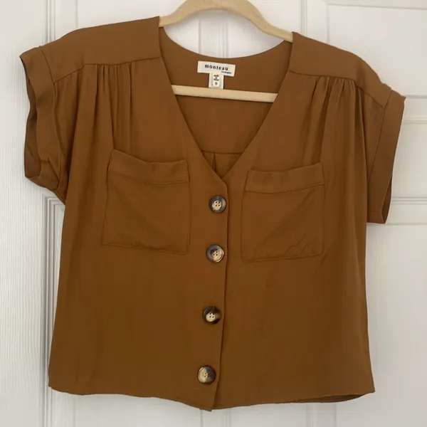 Brown dress shirt - Image 4
