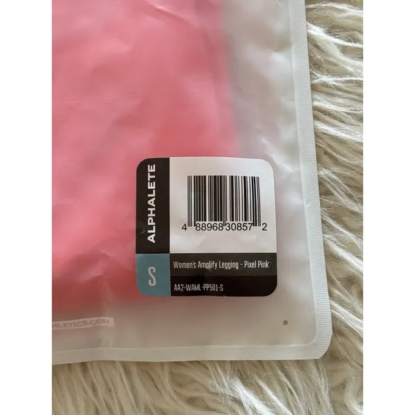 Alphalete Amplify Leggings Pixel Pink Size Small - Image 3