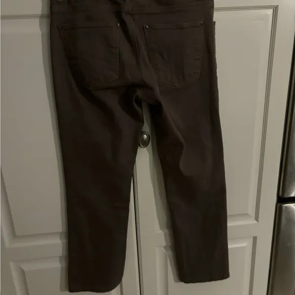 Zara basic jeans. Brown size 8.  Like new‎ - Image 5