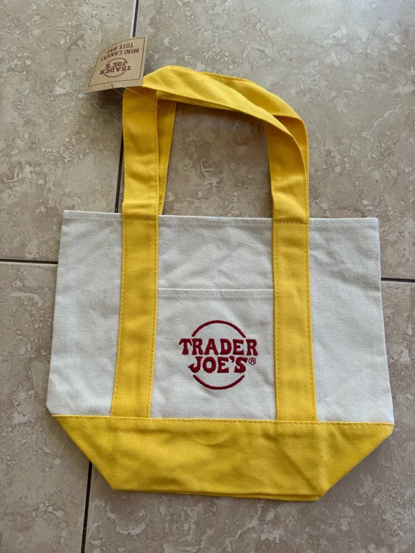 Trader Joe’s yellow mini tote - Image 2