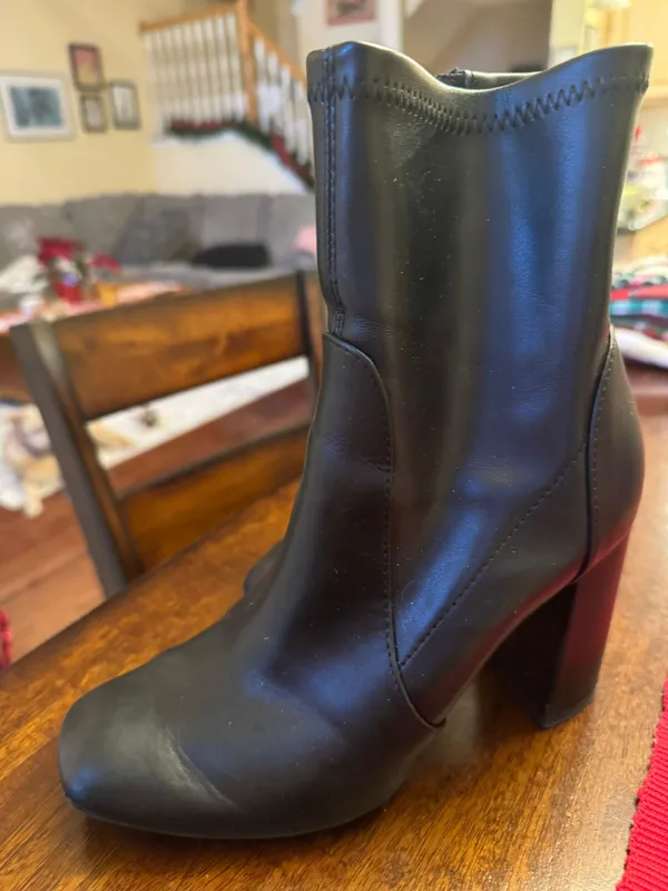 Black Heeled Boots - Image 3