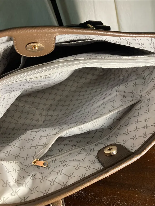 NWT Kim Roger’s chocolate Tote large - Image 6