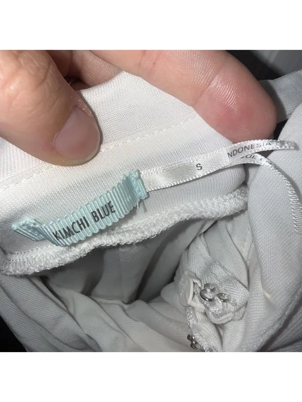 Kimchi Blue Veruca White Skort Romper - Image 3